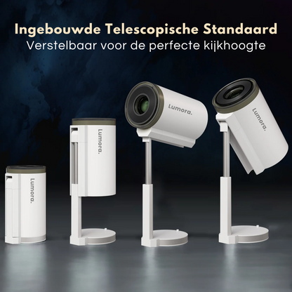 Smart beamer, telescopische standaard