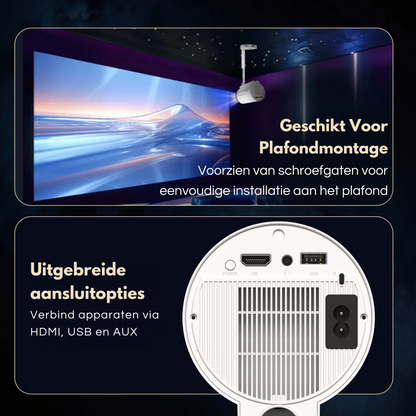 Smart beamer, aansluitopties